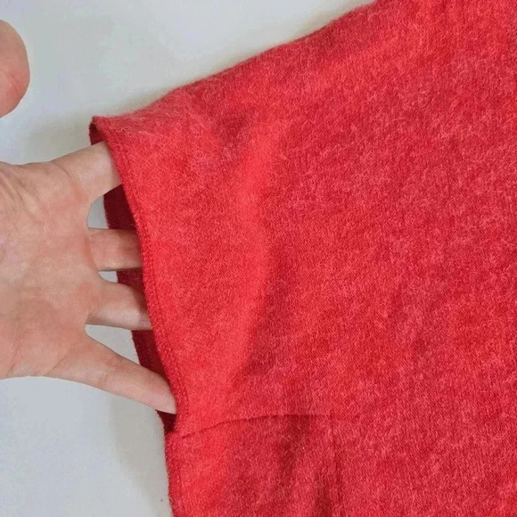 Lola et moi wool blend red long line cardigan size 2 - Picture 4 of 7